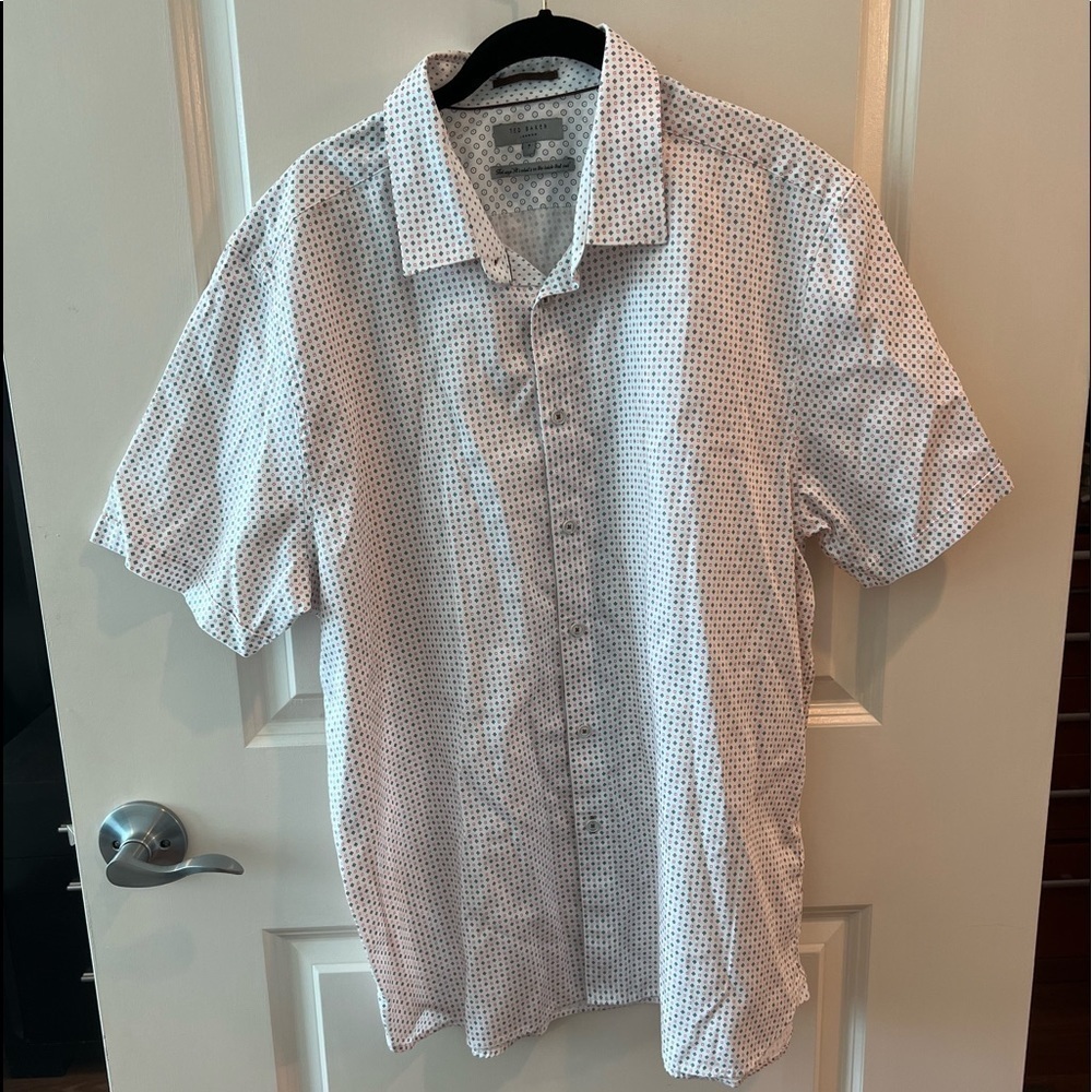 Ted Baker Men’s Short Sleeve Button Up Shirt